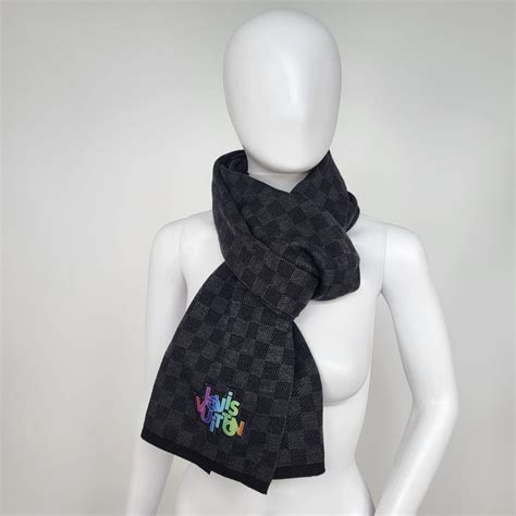 lv damier graphite scarf|damier graphite design.